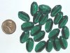 20 18mm Four Sided Tapered Emerald Ovals